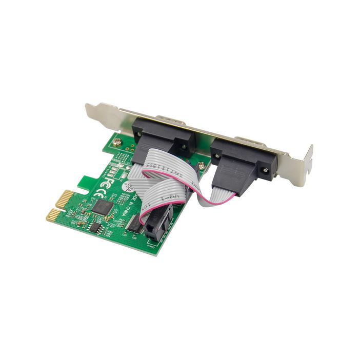 MicroConnect MCS9901 Carte PCI Express x1 avec 2 Ports Série RS232 DB9 et 1 Port Parallèle DB25, Compatible Windows, Linux, MAC OS