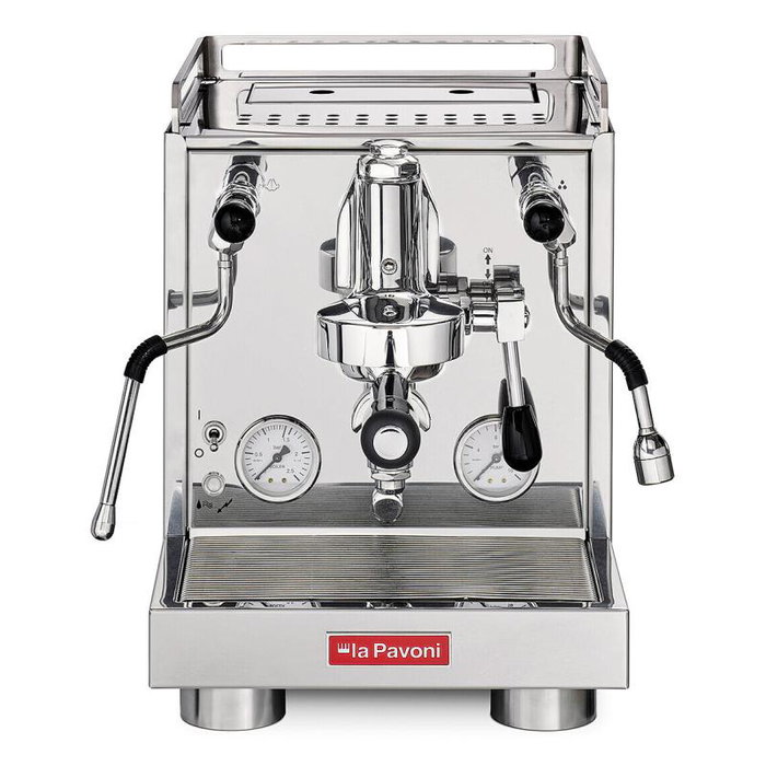 La Pavoni LPSCVS01EU New Cellini Evolution Machine à expresso en acier inoxydable