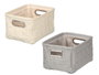 Berilo Panier Organisateur Assortiment Crème et Gris