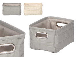 Berilo Panier Organisateur Assortiment Crème et Gris