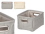 Berilo Panier Organisateur Assortiment Crème et Gris