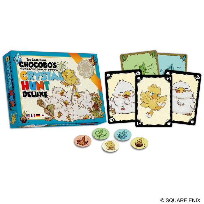Square-Enix Chocobo's Crystal Hunt Deluxe Edition Jeu de cartes de Final Fantasy menyer de cartes de Chocobo's Crystal Hunt et Chocobo's Dungeon & Monsters Square-Enix Chocobo's Crystal Hunt Deluxe Edition Jeu de cartes de Final Fantasy menyer de cartes de Chocobo's Crystal Hunt et Chocobo's Dungeon & Monsters