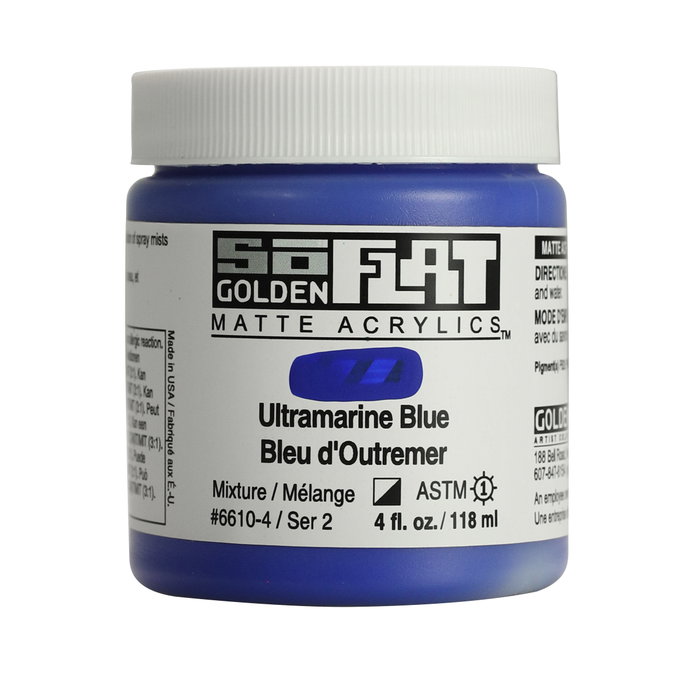 Golden SoFlat Ultramar Azul 118 ml Golden SoFlat Ultramar Azul 118 ml
