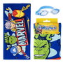 CERDÁ Serviette et Lunettes de Natation Avengers 24 x 34 x 6 cm - Set Enfant, Multicolore