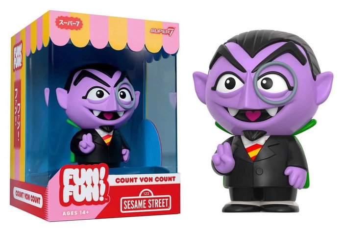 Super7 Count von Count figurine Soft Vinyl Fun! Fun! Wave 01