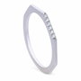 Diamonfire Bague en Argent 925 et Zirconia Blanches