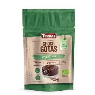 Torras Chocolat 70% Pépites Bio Vegan 200g Torras Chocolat 70% Pépites Bio Vegan 200g