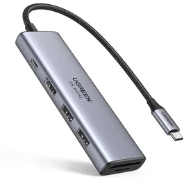 UGREEN Adaptateur USB-C multifonction avec PD - Gris