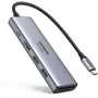 UGREEN Adaptateur USB-C multifonction avec PD - Hub USB-C, gris - Connecteur pour ordinateur portable et appareils USB-C