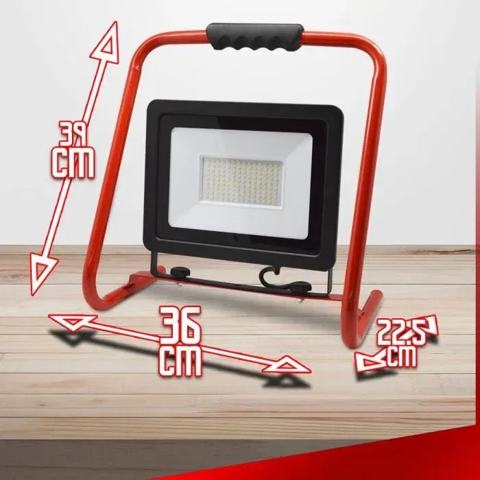 I-Watts Projecteur LED I-SPB100W-9000SMD - 100 W, 9000 lumens, angle d'éclairage 120°