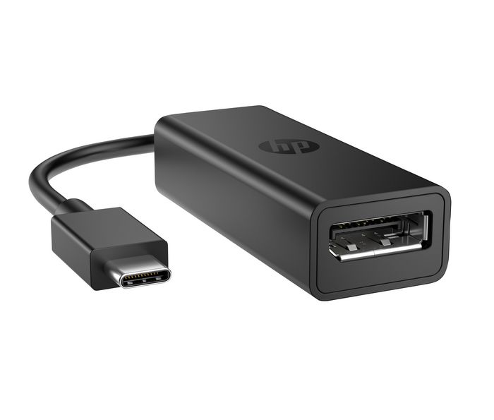 HP Adaptateur USB-C vers DisplayPort G2 - DisplayPort 1.4 - Prise en charge 8K - Plug-and-Play - Portable - Avec au moins 80% de plastique recyclé