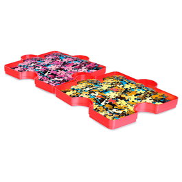 CLEMENTONI - Classificateur de Pièces de Puzzle, 6 Récipients Empilables
