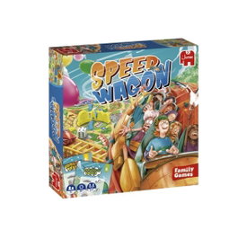 Jumbo Jeu de société Speedwagon (PEGI 8) - Jeu de construction de montagnes russes, 2 à 4 joueurs, 30-45 min