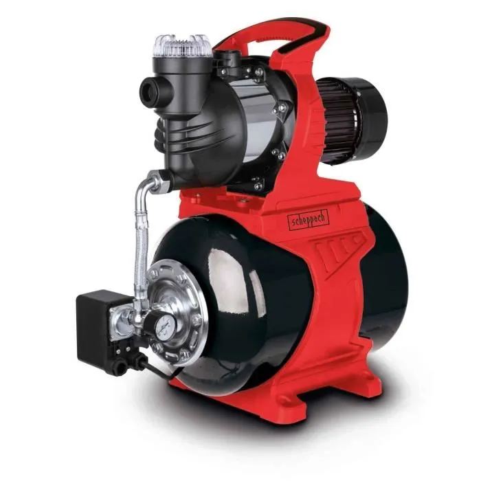 Scheppach HWW1400c Pompe à eau domestique 6000 L/h 4,8 bar Scheppach HWW1400c Pompe à eau domestique 6000 L/h 4,8 bar