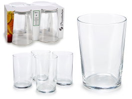 Pasabahce Set 4 Verres Bistro Maxi 510 ml Transparent Verre 22.6 x 12.5 x 16.5 cm (Set de 6)