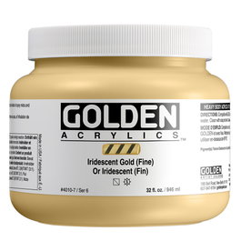 Golden Or Iridisé (Finesse) Heavy Body Acrylics 946 ml