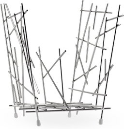 Alessi Blow Up Porte-revues en acier chromé FC15