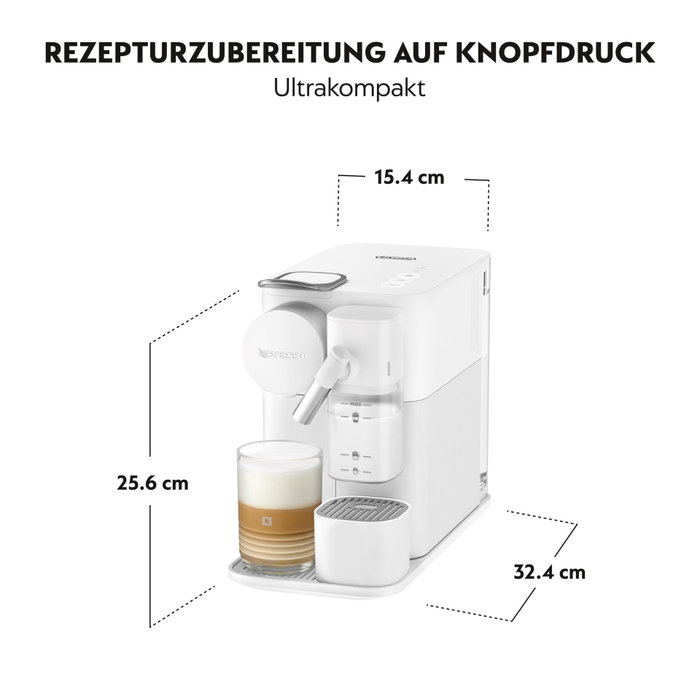 Nespresso Lattissima One EN 510.W par De'Longhi, Blanc