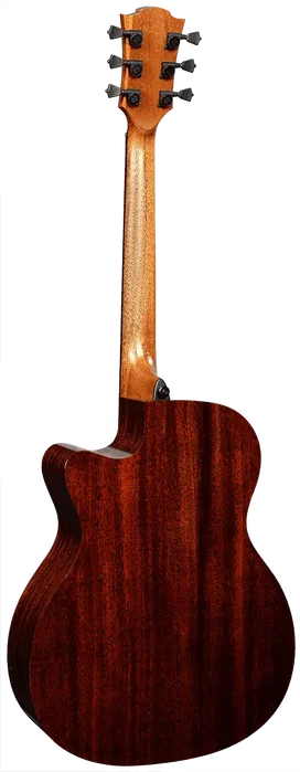 LAG Guitare Acoustique Auditorium Cutaway Tramontane 118 A/E - Table Cèdre Rouge Massif, Fond Khaya, Electronique Astro-Lag, Naturelle
