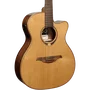 LAG Guitare Acoustique Auditorium Cutaway Tramontane 118 A/E - Table Cèdre Rouge Massif, Fond Khaya, Electronique Astro-Lag, Naturelle