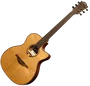 LAG Guitare Acoustique Auditorium Cutaway Tramontane 118 A/E - Table Cèdre Rouge Massif, Fond Khaya, Electronique Astro-Lag, Naturelle