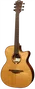 LAG Guitare Acoustique Auditorium Cutaway Tramontane 118 A/E - Table Cèdre Rouge Massif, Fond Khaya, Electronique Astro-Lag, Naturelle