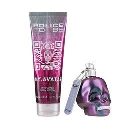 Police Coffret Homme: To Be My Avatar - Eau de Parfum 40 ml + Lotion Hydratante pour le Corps 100 ml - Fragrance For Men