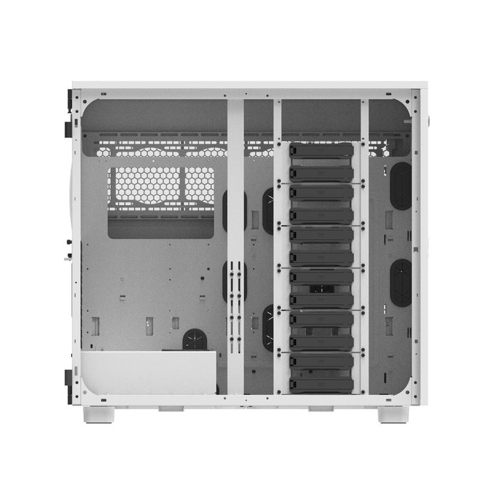 Boîtier ATX semi-tour THERMALTAKE AX700 TG Blanc Noir