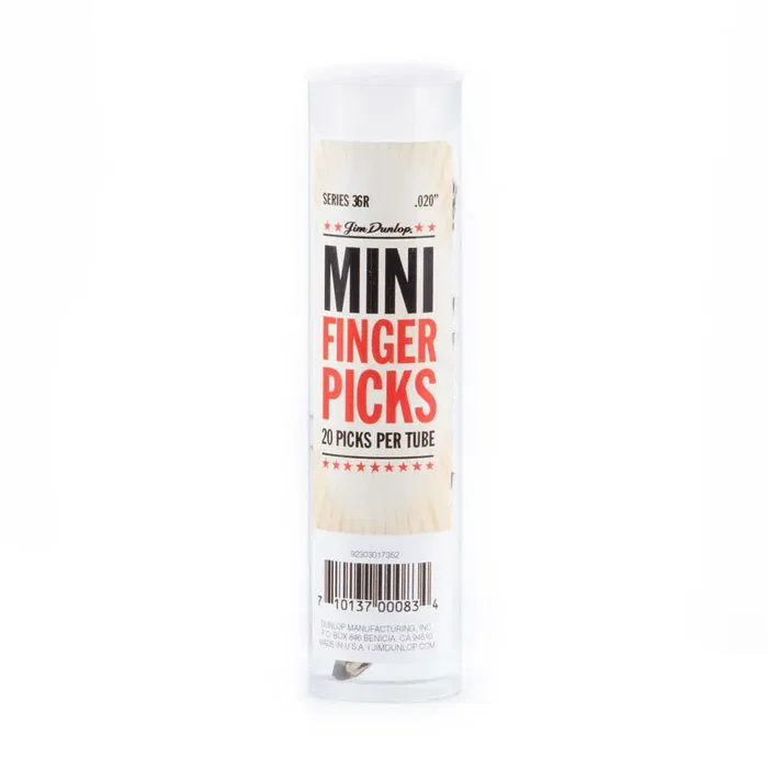 DUNLOP Pack de 20 médiators mini en nickel silver 0,51 mm
