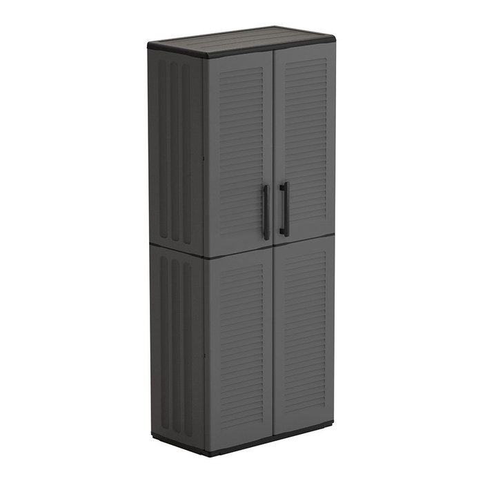 Art Plast Armoire haute ligne Easy gris foncé, 68 x 37 x 163 cm Art Plast Armoire haute ligne Easy gris foncé, 68 x 37 x 163 cm