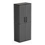 Art Plast Armoire haute ligne Easy gris foncé, 68 x 37 x 163 cm
