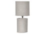 Giftdecor Lampe de Table en Tissu Gris 13x20x13cm avec Abat-jour (Set de 12)