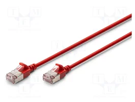 DIGITUS Cordon de brassage Cat 6a F/FTP 0,5m Rouge