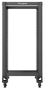 Lanberg Baie ouverte 19 pouces 22U 1229x600x1000 mm Noir Acier 1.5 mm