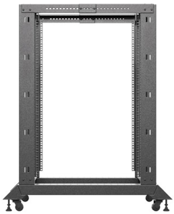 Lanberg Baie ouverte 19 pouces 22U 1229x600x1000 mm Noir Acier 1.5 mm