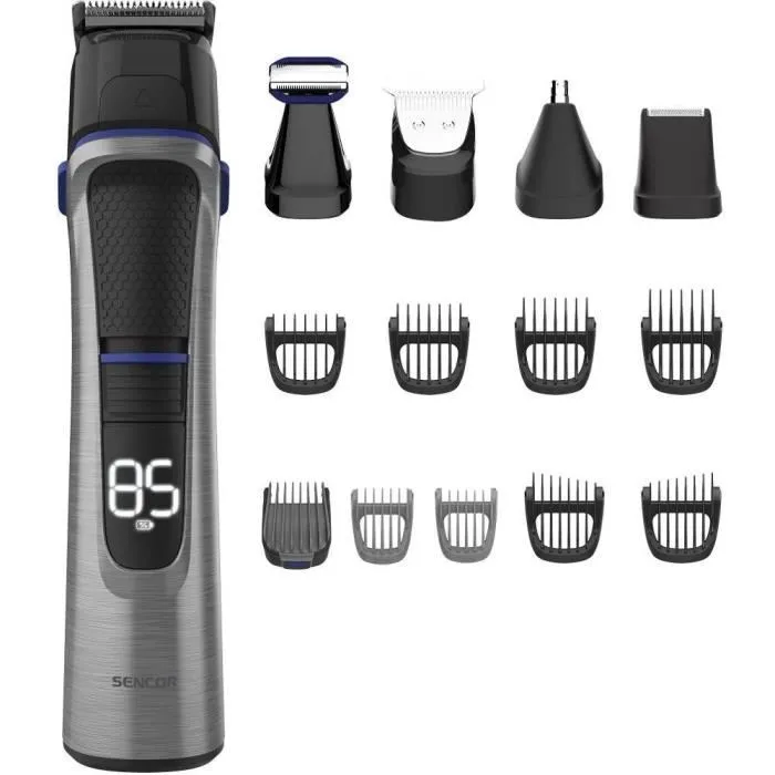 Sencor SHP 8500BK Tondeuse à cheveux Multigroomer 14 en 1