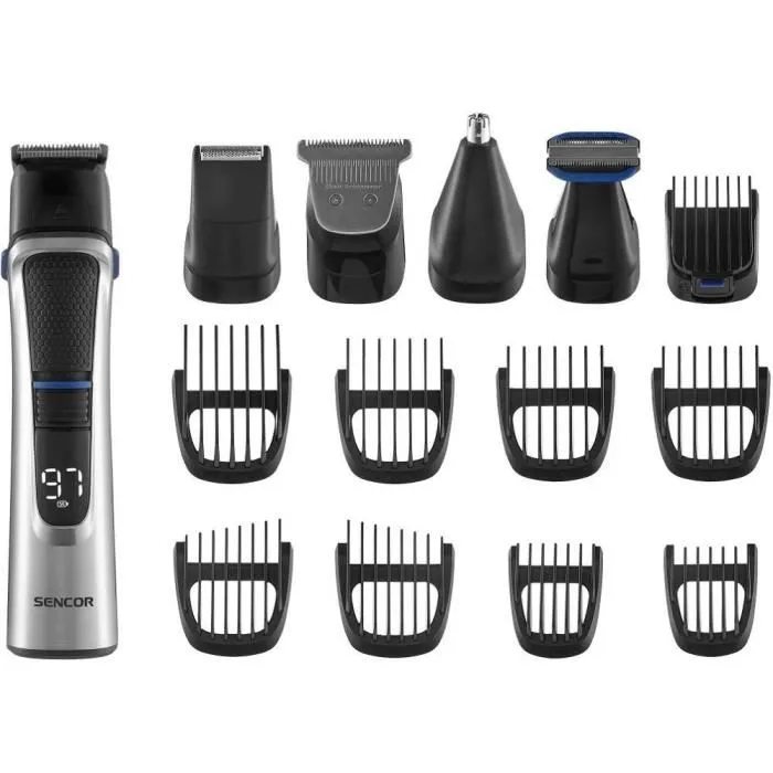 Sencor SHP 8500BK Tondeuse à cheveux Multigroomer 14 en 1