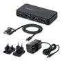 StarTech Hub USB-C et USB-A 4 Ports SuperSpeed, Auto-alimenté 36 W, Charge rapide, Noir