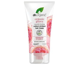 Dr. Organic Masque Capillaire à la Goyave 150ml - Soin Nourrissant pour Cheveux Colorés, Secs et Ternes - Riche en Vitamine C