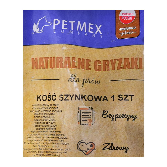 Snack pour chiens Petmex Ham bone Cochon 200 g 1 Pièce
