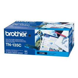 Brother TN-135C Toner Cyan TN-135 4k pour imprimante laser, Cartouche d'encre originale (OEM)