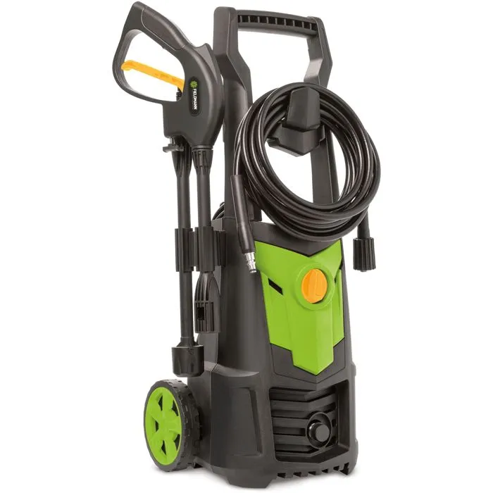Fieldmann FDW 201650-E Nettoyeur haute pression 1650 W, 135 bars, 420 L/h - Pistolet réglable et auto-amorçage pour voiture, terrasse, jardin