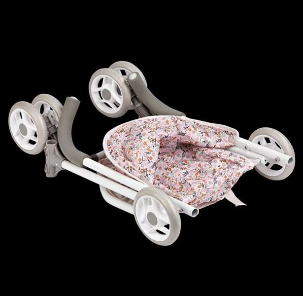 Muñecas Arias Poussette Fantasy pour enfant à partir de 3 ans - Dimensions pliées : 29x53x60 cm, Hauteur de poignée : 62 cm
