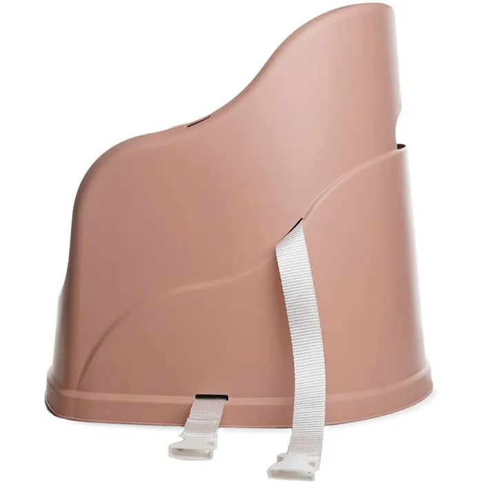 Thermobaby - Rehausseur de chaise bébé Tudi Rose Câlin - Harnais 3 points - Polypropylène - Sans BPA - Fabrication française