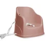Thermobaby - Rehausseur de chaise bébé Tudi Rose Câlin - Harnais 3 points - Polypropylène - Sans BPA - Fabrication française