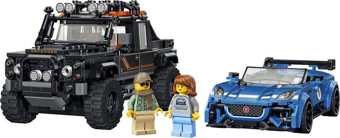 LEGO Speed Champions Jaguar Project 7 et Land Rover Defender (77264) avec 740 pièces LEGO Speed Champions Jaguar Project 7 et Land Rover Defender (77264) avec 740 pièces