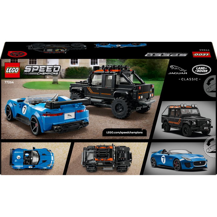 LEGO Speed Champions Jaguar Project 7 & Land Rover Defender 77264