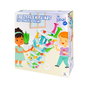 TACHAN - La Tour en Ruines - Jeu d'équilibre et d'adresse en bois pour enfants +3 ans - Version multilingue (Anglais, Français, Allemand, Italien, Portugais, Espagnol)