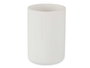 Berilo Vaso en résine blanc rond 7,8 x 10,5 x 7,8 cm (Set de 6)