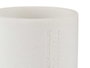 Berilo Vaso en résine blanc rond 7,8 x 10,5 x 7,8 cm (Set de 6)